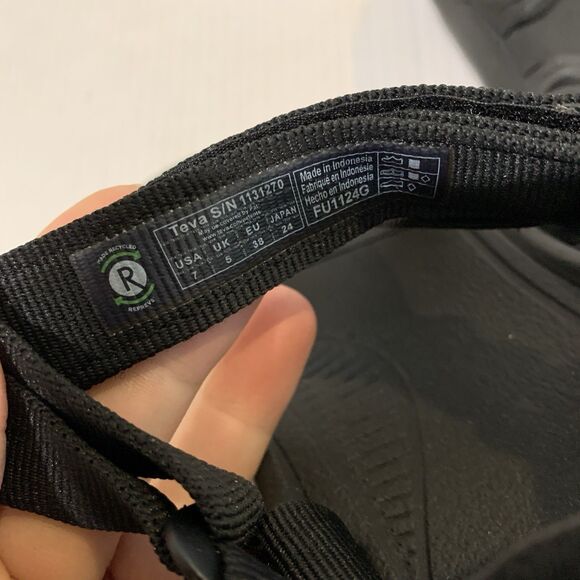 Teva Sandals Womens 7 Black Platform Hurricane XLT2 Ampsole NEW 1131270 - Picture 7 of 7